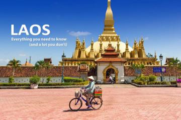 Du Lịch Lào : Vientiane - Luang Prabang - Paske