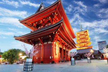 NGÀY 2: TOKYO - ĐỀN ASAKUSA - CUNG ĐIỆN HOÀNG GIA (Ăn sáng trên máy bay, trưa, tối)